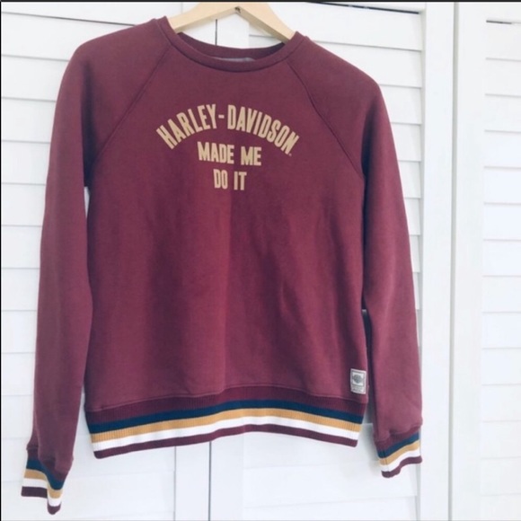 Harley-Davidson MADE ME DO IT PULLOVER SWEATSHIRT - Picture 4 of 8